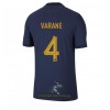 Officiële Voetbalshirt Frankrijk Raphael Varane 4 Thuis WK 2022 - Heren